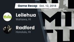 Recap: Leilehua  vs. Radford  2018
