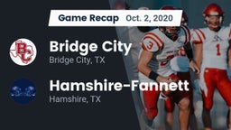 Recap: Bridge City  vs. Hamshire-Fannett  2020