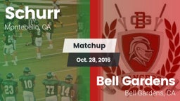 Matchup: Schurr vs. Bell Gardens  2016