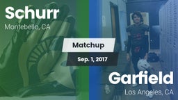 Matchup: Schurr vs. Garfield  2017