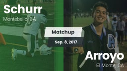 Matchup: Schurr vs. Arroyo  2017