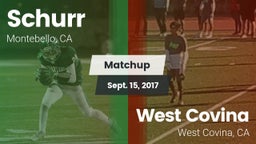 Matchup: Schurr vs. West Covina  2017