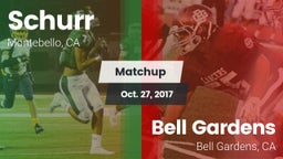 Matchup: Schurr vs. Bell Gardens  2017