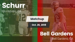 Matchup: Schurr vs. Bell Gardens  2018