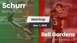 Matchup: Schurr vs. Bell Gardens  2019
