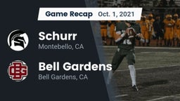 Recap: Schurr  vs. Bell Gardens  2021