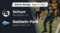 Recap: Schurr  vs. Baldwin Park  2022