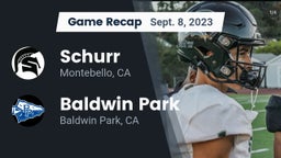 Recap: Schurr  vs. Baldwin Park  2023