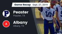 Recap: Peaster  vs. Albany  2019