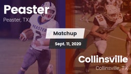 Matchup: Peaster  vs. Collinsville  2020