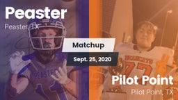 Matchup: Peaster  vs. Pilot Point  2020