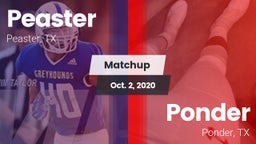 Matchup: Peaster  vs. Ponder  2020