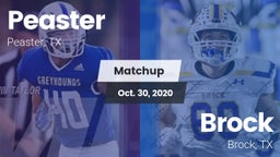 Matchup: Peaster  vs. Brock  2020