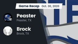 Recap: Peaster  vs. Brock  2020