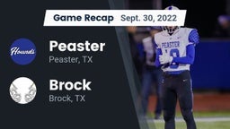 Recap: Peaster  vs. Brock  2022