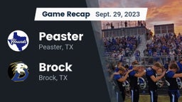 Recap: Peaster  vs. Brock  2023