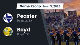 Recap: Peaster  vs. Boyd  2023