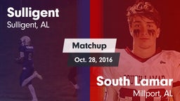 Matchup: Sulligent vs. South Lamar  2016