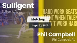 Matchup: Sulligent vs. Phil Campbell  2017