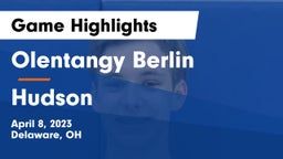 Olentangy Berlin  vs Hudson Game Highlights - April 8, 2023