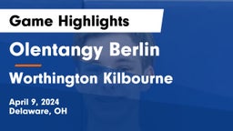 Olentangy Berlin  vs Worthington Kilbourne  Game Highlights - April 9, 2024