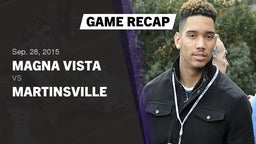 Recap: Magna Vista  vs. Martinsville 2015