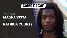 Recap: Magna Vista  vs. Patrick County  2015