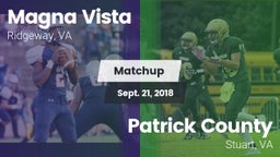 Matchup: Magna Vista High vs. Patrick County  2018