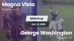 Matchup: Magna Vista High vs. George Washington  2018