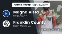 Recap: Magna Vista  vs. Franklin County  2019