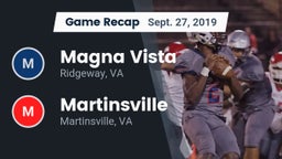 Recap: Magna Vista  vs. Martinsville  2019