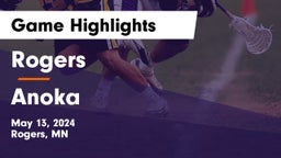 Rogers  vs Anoka  Game Highlights - May 13, 2024