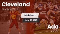 Matchup: Cleveland vs. Ada  2016