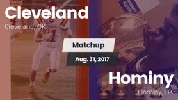 Matchup: Cleveland vs. Hominy  2017