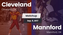 Matchup: Cleveland vs. Mannford  2017
