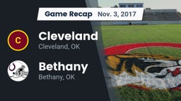 Recap: Cleveland  vs. Bethany  2017