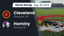 Recap: Cleveland  vs. Hominy  2018