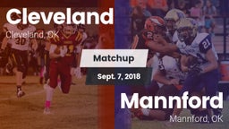 Matchup: Cleveland vs. Mannford  2018