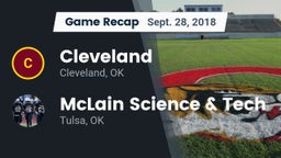 Recap: Cleveland  vs. McLain Science & Tech  2018