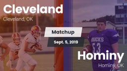 Matchup: Cleveland vs. Hominy  2019