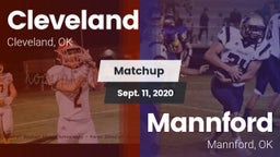 Matchup: Cleveland vs. Mannford  2020