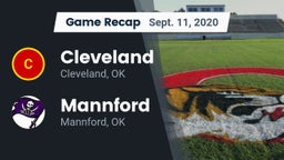 Recap: Cleveland  vs. Mannford  2020
