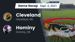 Recap: Cleveland  vs. Hominy  2021