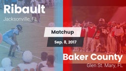 Matchup: Ribault vs. Baker County  2017