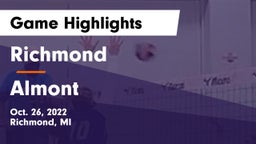 Richmond  vs Almont Game Highlights - Oct. 26, 2022