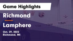 Richmond  vs Lamphere Game Highlights - Oct. 29, 2022