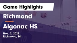 Richmond  vs Algonac HS Game Highlights - Nov. 2, 2022