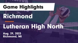 Richmond  vs Lutheran High North Game Highlights - Aug. 29, 2023