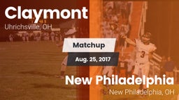 Matchup: Claymont vs. New Philadelphia  2017