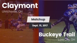 Matchup: Claymont vs. Buckeye Trail  2017